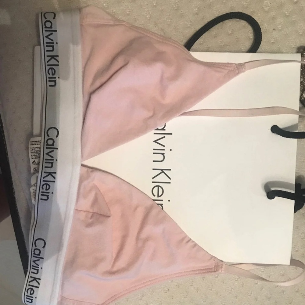 Pink Calvin Klein Bralette